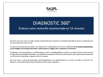Diagnostic commercial 360° Sales Experienz
